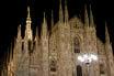 Cathedral At Night In Milan