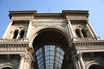 Entrance Galleria Vittorio Emanuele Ii Milan Italy