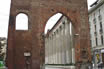 Historic Brick Arch Walkway In Milan