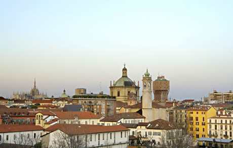 Acoperisuri cladiri din milano foto