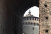 Un Turn Al Cetatii Antice Sforzesco Din Milano